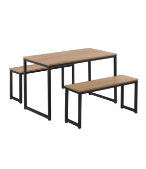 Cerilly Dining Table + 2 Benches